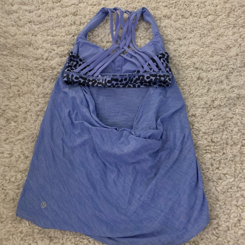 Lululemon top with built in sports bra